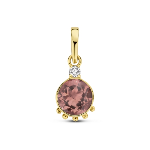 Elisa - Pink tourmaline | Diamond