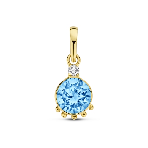 Elisa - Blue topaz | Diamond