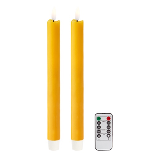 Addison Ross 23cm LED Candle Yellow